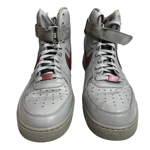 Nike Air Force 1 '07 High LV8 Mens Size 10 Gray Pink Athletic Shoes Sneakers - Picture 3 of 14